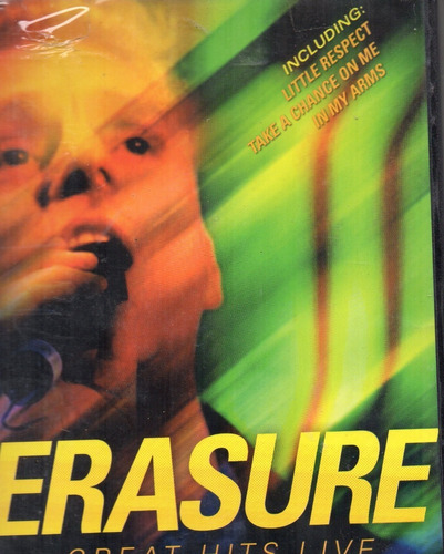 Dvd Erasure  Great Hits Live 