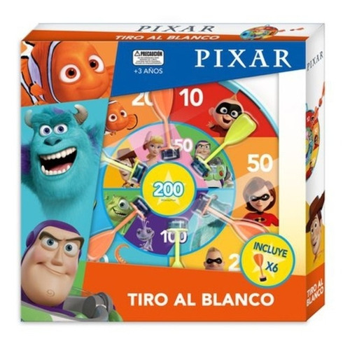 Juego Tiro Al Blanco De Disney Pixar Nuevo 