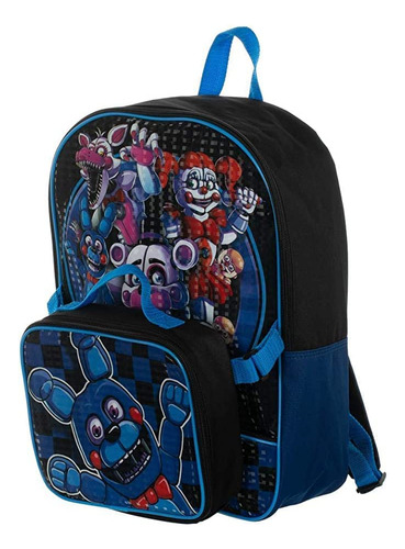 Mochila Para Niños Freddy Fazbear: Material Escolar Five At
