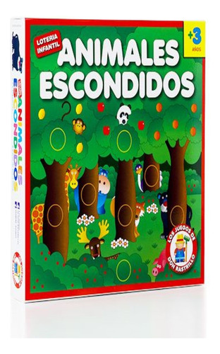 Loteria Infantil Animales Escondidos Ruibal H467