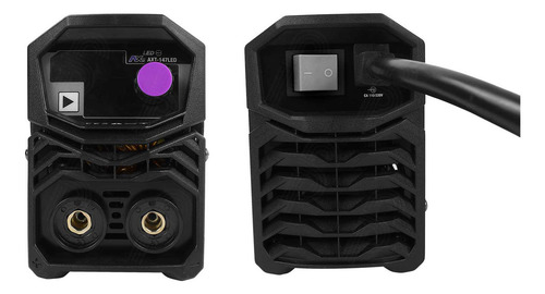 Soldadora Ax Tech Axt-147led 110/220v + Miniesmeriladora Color Gris