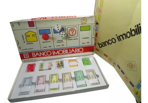 Jogo Banco Imobiliário - Década de 80 (Estrela) - Shopping Máquina do Tempo