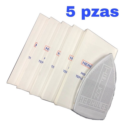 Imagen 2 de 5 de 5 Pzas Zapato De Teflon Para Plancha De Vapor Industrial