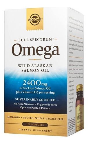 Omega Full Spectrum Alaskan 120cap Solgar.