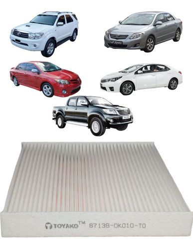 Kit De Filtros Toyota Corolla 2011/2019