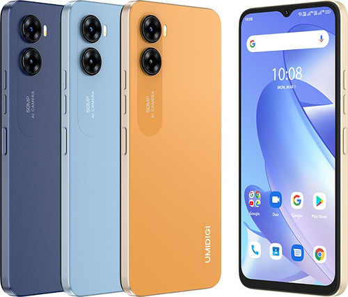 Teléfono Celular Umidigi G3 Max 6,6'' 8gb 128gb 50 Mp Huella