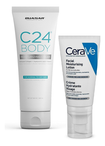 Cerave Crema Facial Pm + C24 Body® Crema Corporal