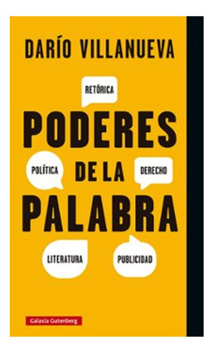 Poderes De La Palabra Retórica, Política, Derecho, Literatur