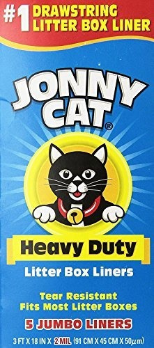 Jonny Cat Heavy Duty Litter Box Liners, Jumbo, 5 Liners-box