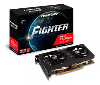 Tarjeta Grafica Powercolor Fighter Amd Radeon Rx 6600 Con 8