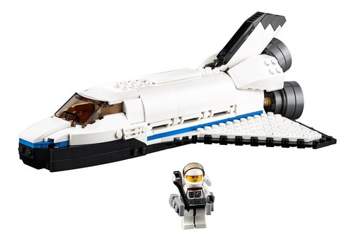 Nave Espacial 31066 Con Shuttle De Lego ( 285 Pzas ) 3 En 1