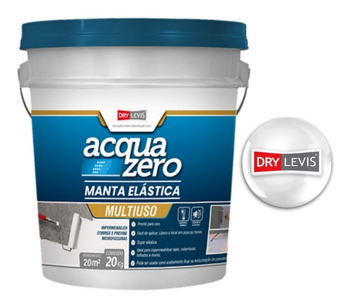 Manta Elástica Impermeabilizante Acquazero 20kg 9 Horas