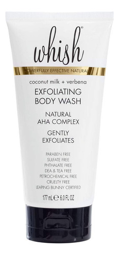 Whish Jabon Corporal Exfoliante De Leche De Coco Y Verbena -