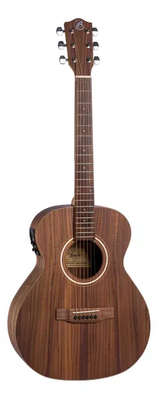 Guitarra Electroacústica Bamboo 38 Koa Con Funda Color Madera Material del diapasón Nogal Orientación de la mano Diestro