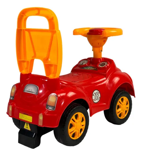 Montable Para Niños Vocho Carrito Correpasillos De 50 Cm Color Rojo
