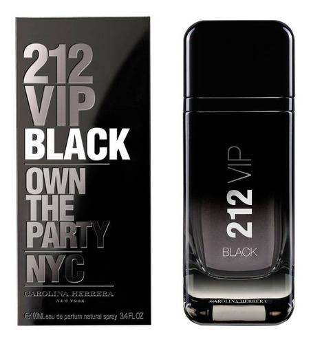 Carolina Herrera 212 Vip Black Men X 100 Ml Edp