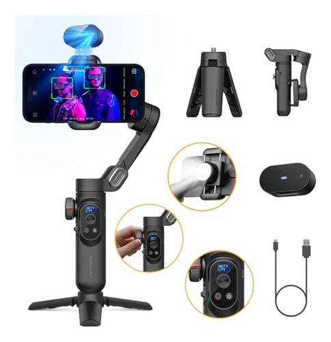 Gimbal Con Sensor Ai, Seguimiento De Movimiento, Soporte De