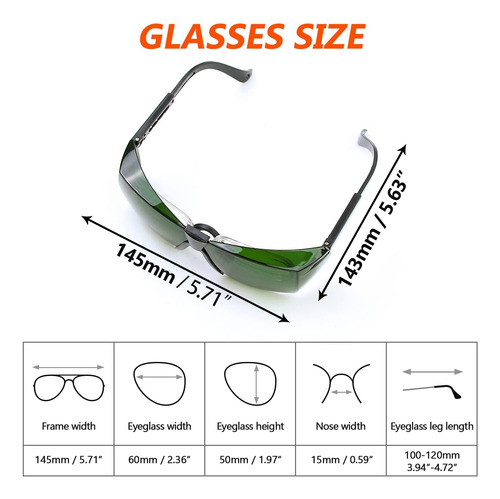 Gafas Protectoras Laser Ipl 200nm-2000nm Y Cosmeticos De ...