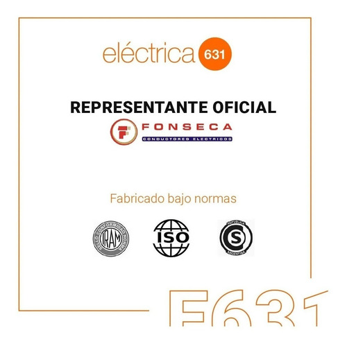 Imagen 2 de 5 de Cable Normalizado 1,5mm Rojo Fonseca X 100mts Por E631
