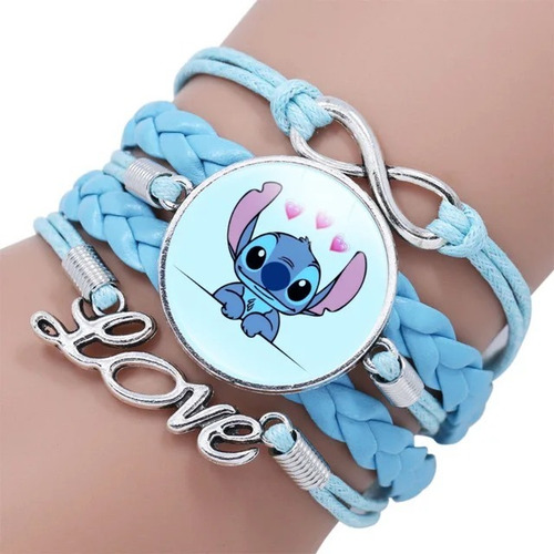 Pulsera Importada Stitch Ajustable Mujer