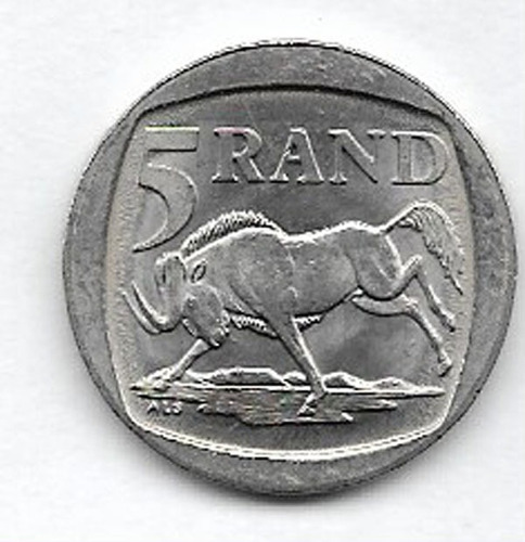 Sudafrica 5 Rand Año 1995 Sin Circular