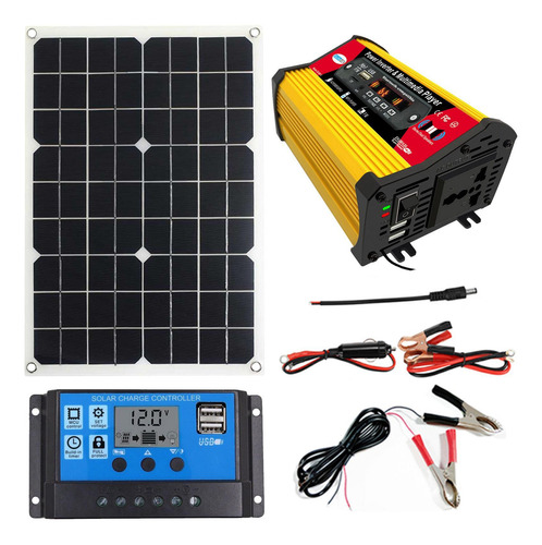 Juego De Paneles Solares Kit De Panel Solar De 4kwh Con Pane
