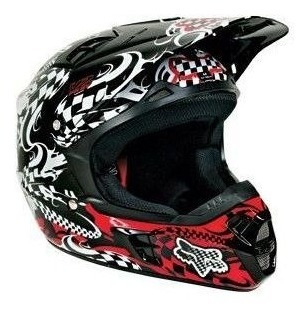 Capacete Fox V2 Pilot Victory Tam 55/56 Novo Com Manual Raro