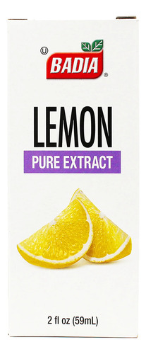 Extracto Puro De Limón Badia Lemon Pure Extract De 59ml
