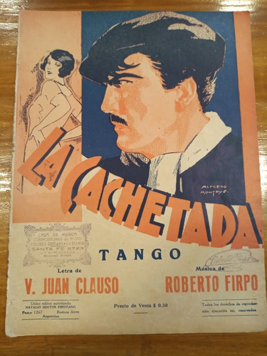 La Cachetada Clauso Firpo Tango Partitura