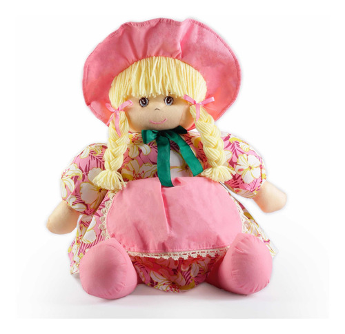 Muñeca Aldeana Grande 65 Cm Día Del Niño Nenas Regalo