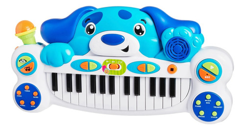 Teclado Infantil Interactivo Puppy Piano Con Microfono *sk