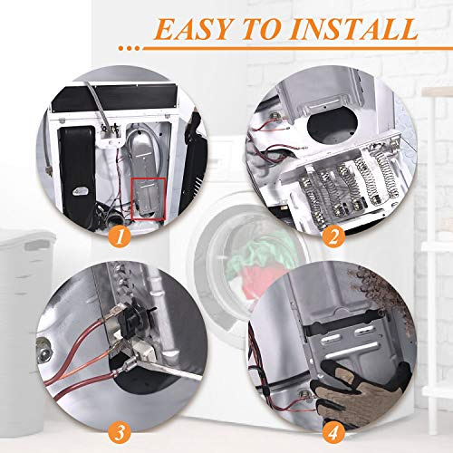 279838 Elemento Calefactor Para Secadoras Whirlpool,