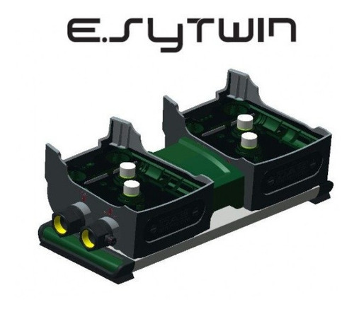 Imagen 2 de 2 de E.sytwin Dab Accesorio Para Colocar 2 Equipos E.sybox
