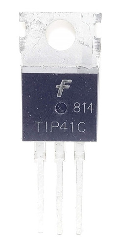 Pack X 5 Transistor Tip41 Tip41c Npn To-220 6a 100v