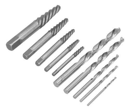 Juego De Brocas Extractoras De Tornillos Para Mano Izquierda