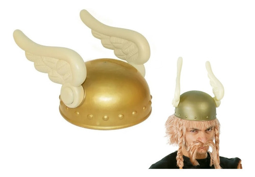 Party Store - Casco Galo Con Alas Vikingo Asterix Cotillon