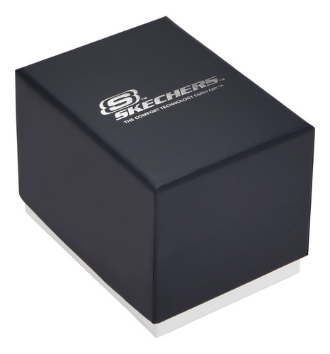 Reloj Hombre Skechers Sr1176 De Poliuretano Transparente Fondo Pantalla Positiva