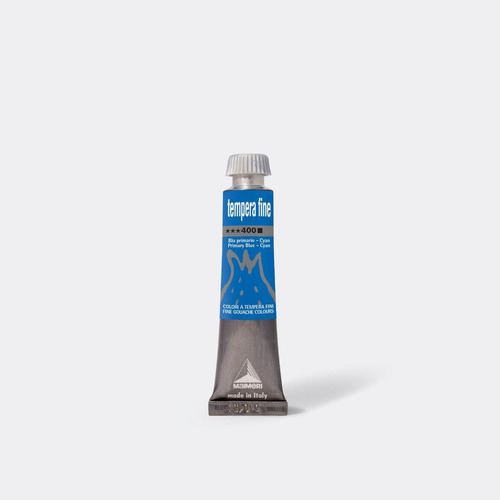 Tinta Guache Tempera Fine Maimeri 400 Primary Blue-cyan 20ml