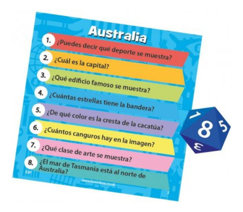 Juego De Mesa - Brainbox El Mundo