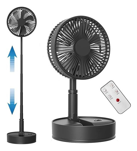 Koonie Ventilador Plegable 8 Pulgadas Con Control Recargable