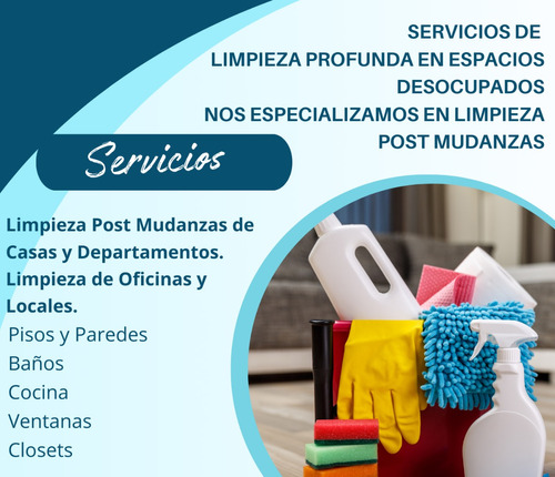 Servicio De Limpieza Pre Y Post Mudanza