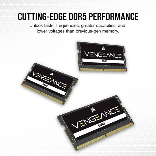 Imagen 2 de 3 de Corsair Vengeance Sodimm Ddr5 16gb 1x16gb 4800mhz Cl40 Gamer