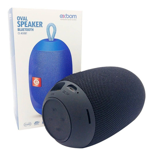 Caixa De Som Bluetooth Com Tws Usb Sd Rádio Fm E Mic Preta