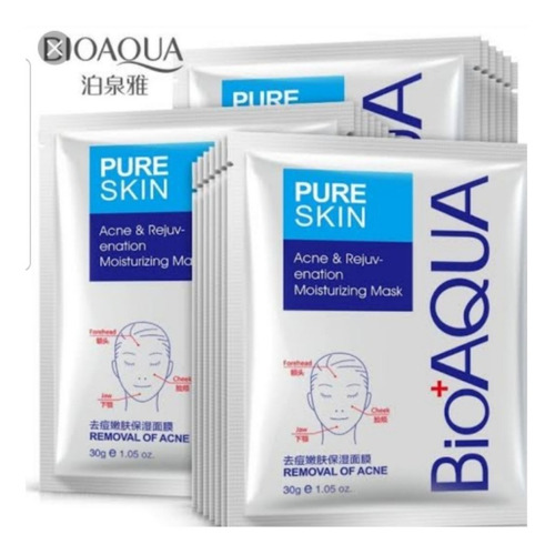 Mascarilla Anti -acne  Bioaqua Pure Skin Anti-mancha 