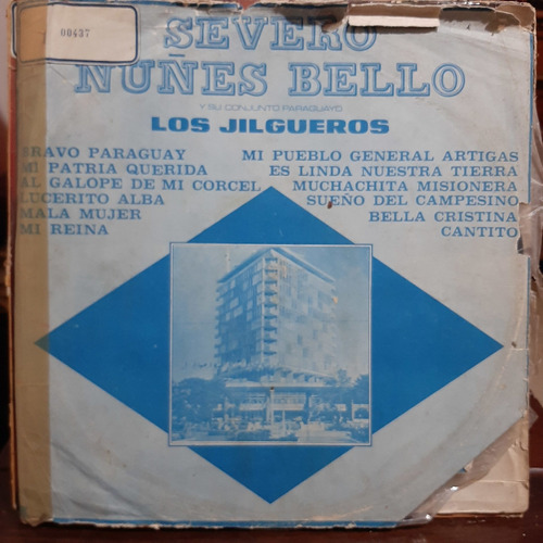 Vinilo Severo Nuñes Bello Y Su Conj Los Jilgueros F5