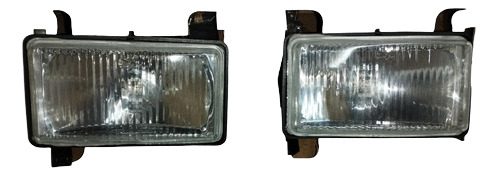 Kit 2 Faros Rectangular Flat Largo Alcance Original Vic 4x4