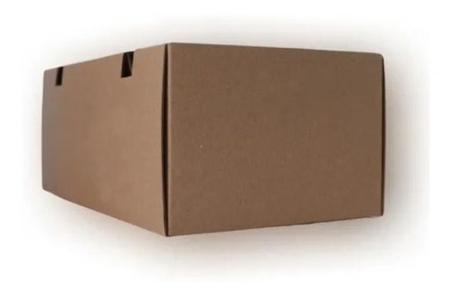 Imagen 3 de 3 de Pack 20u Caja Kraft Auto-armable Rectangular 20x14x6cm