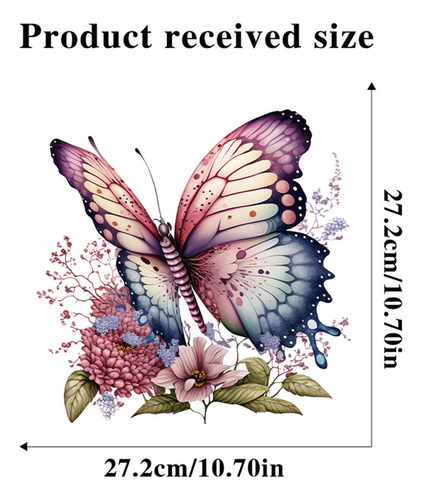 De Calcomanías De Pared De Mariposas Y Flores, De Pared De