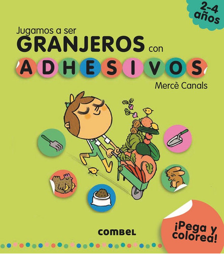 Libro Jugamos A Ser Granjeros Con Adhesivos - Canals Ferr...