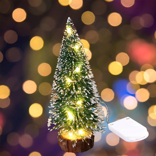 4 Pequena Árvore De Natal Com Luzes Led Integrado Decoração | Parcelamento  sem juros